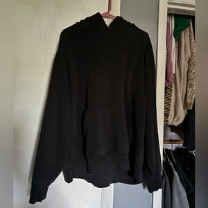 Old Navy Mens/Womens unisex Hoodie Cotton Black Size XL